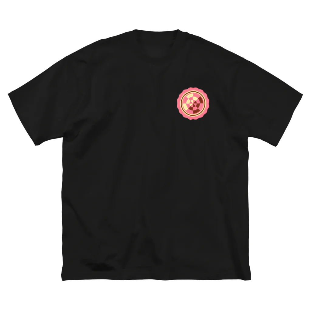 ハナドリカ SUZURI店の花の形の板チョコ(苺) Big T-Shirt