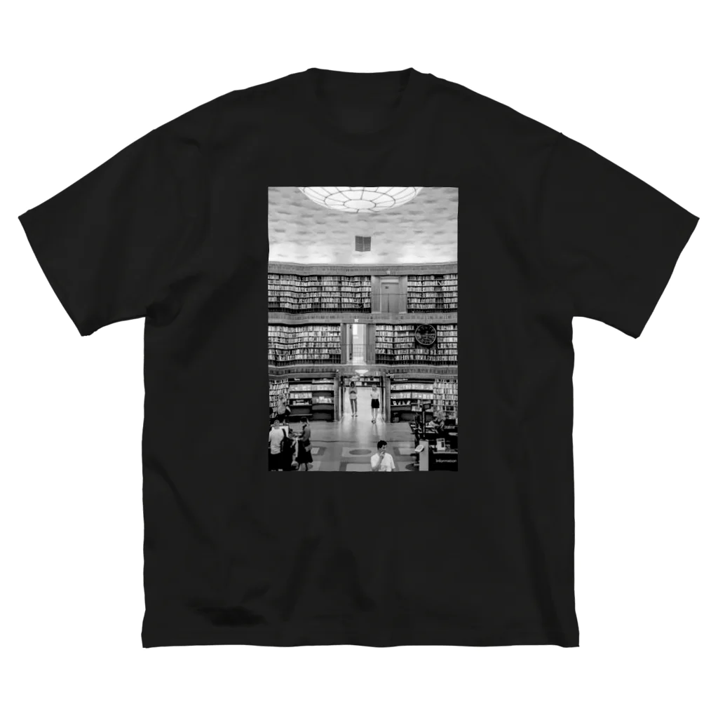 BEROBEROの図書館 ビッグシルエットTシャツ