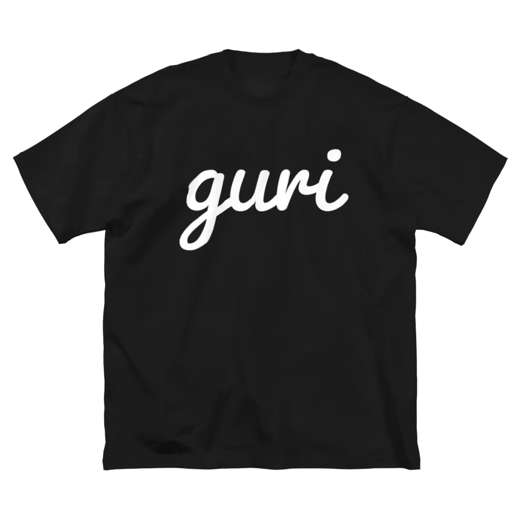 ドングリFMのお店の【BIG guri Tシャツ】ブラック ビッグシルエットTシャツ