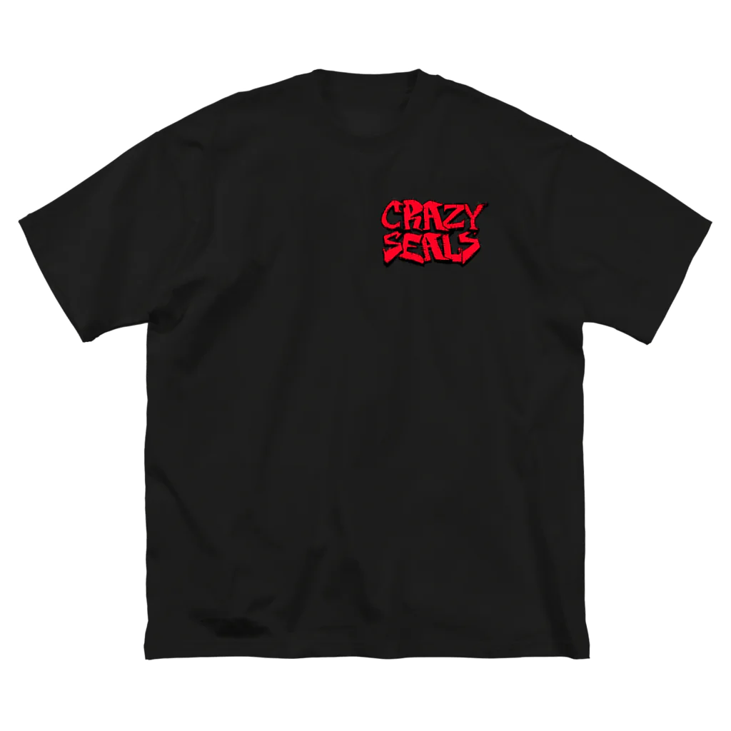 CRAZY SEALSのPuff Puff Pass Boy (red) ビッグシルエットTシャツ