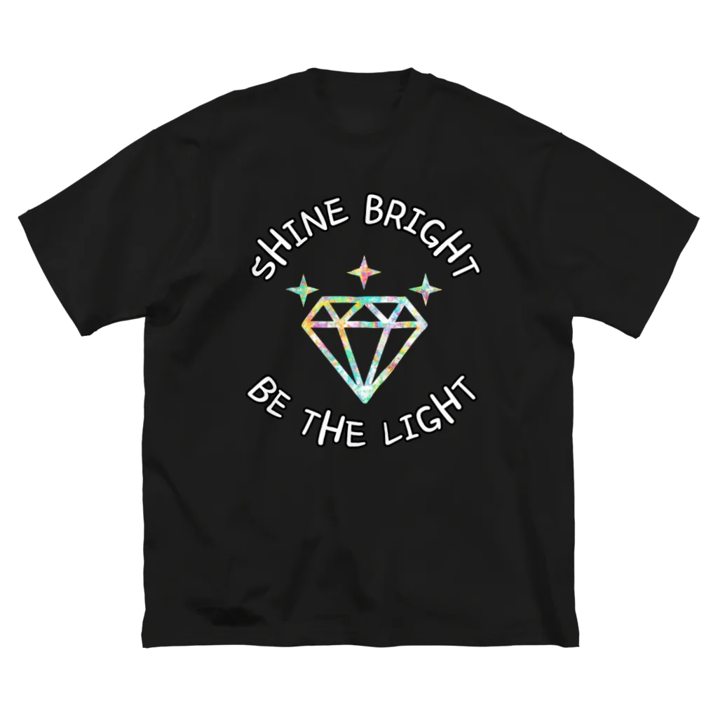 jsprintstudioのShine Bright, Be the Light ビッグシルエットTシャツ