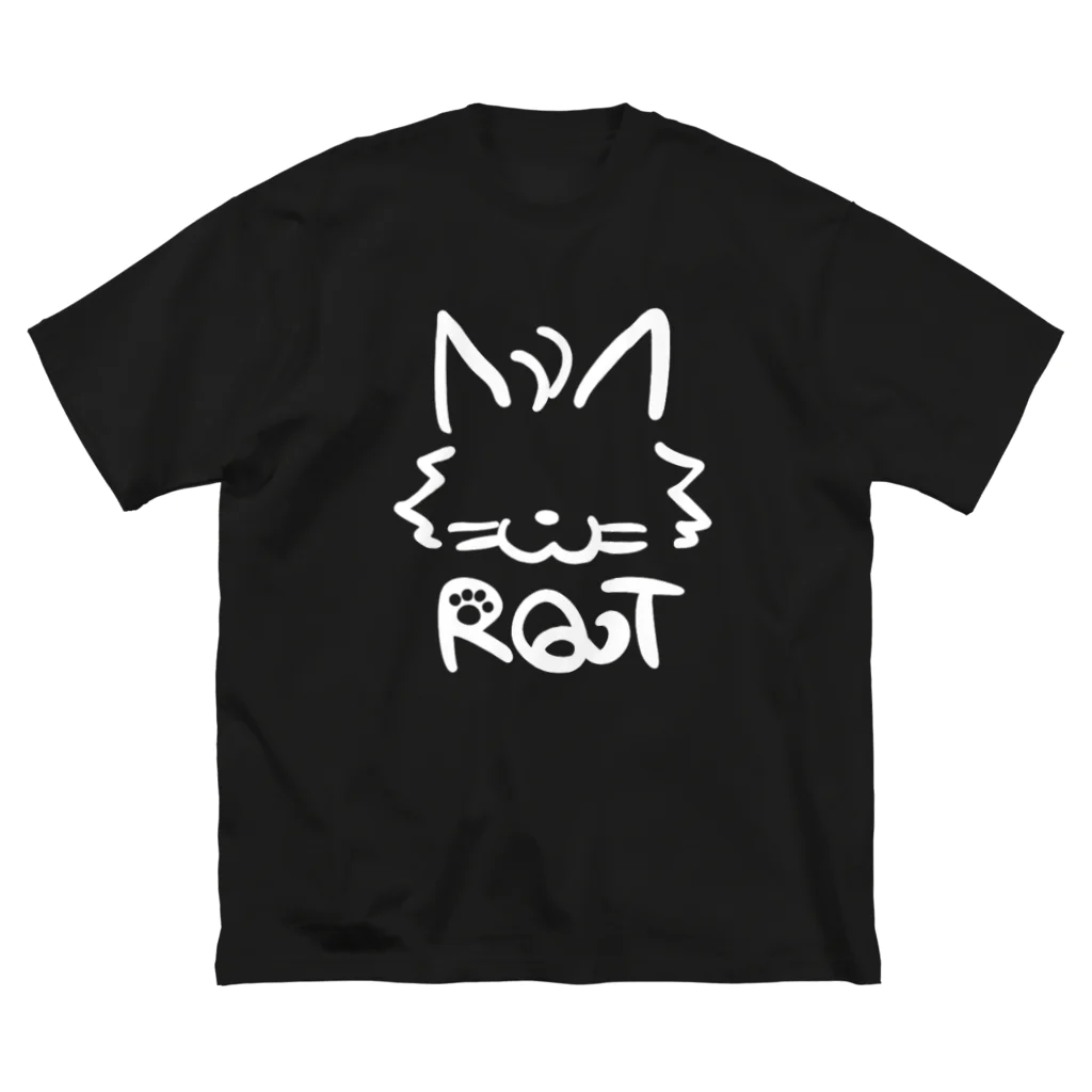 小楽茶屋のRQT（白） ビッグシルエットTシャツ