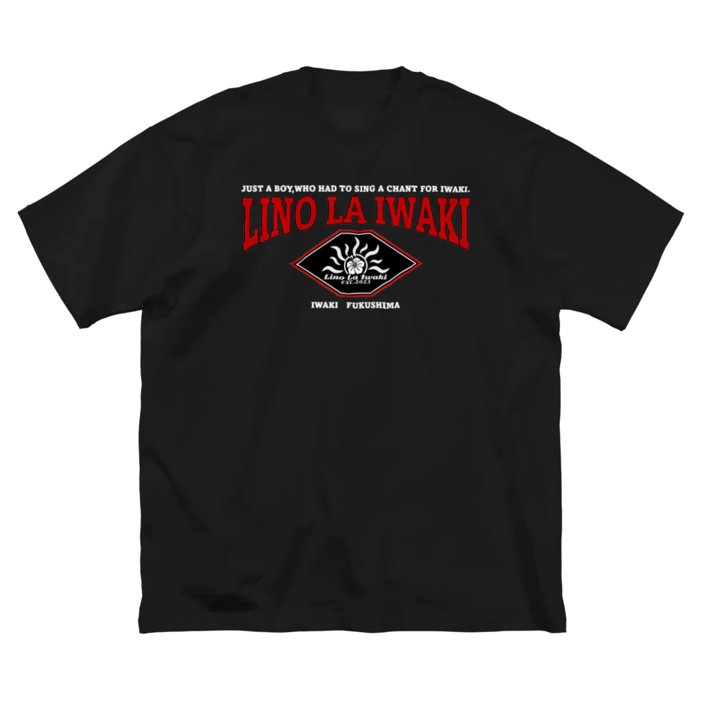 なかじまのLino La Iwaki arch logo  루즈핏 티셔츠
