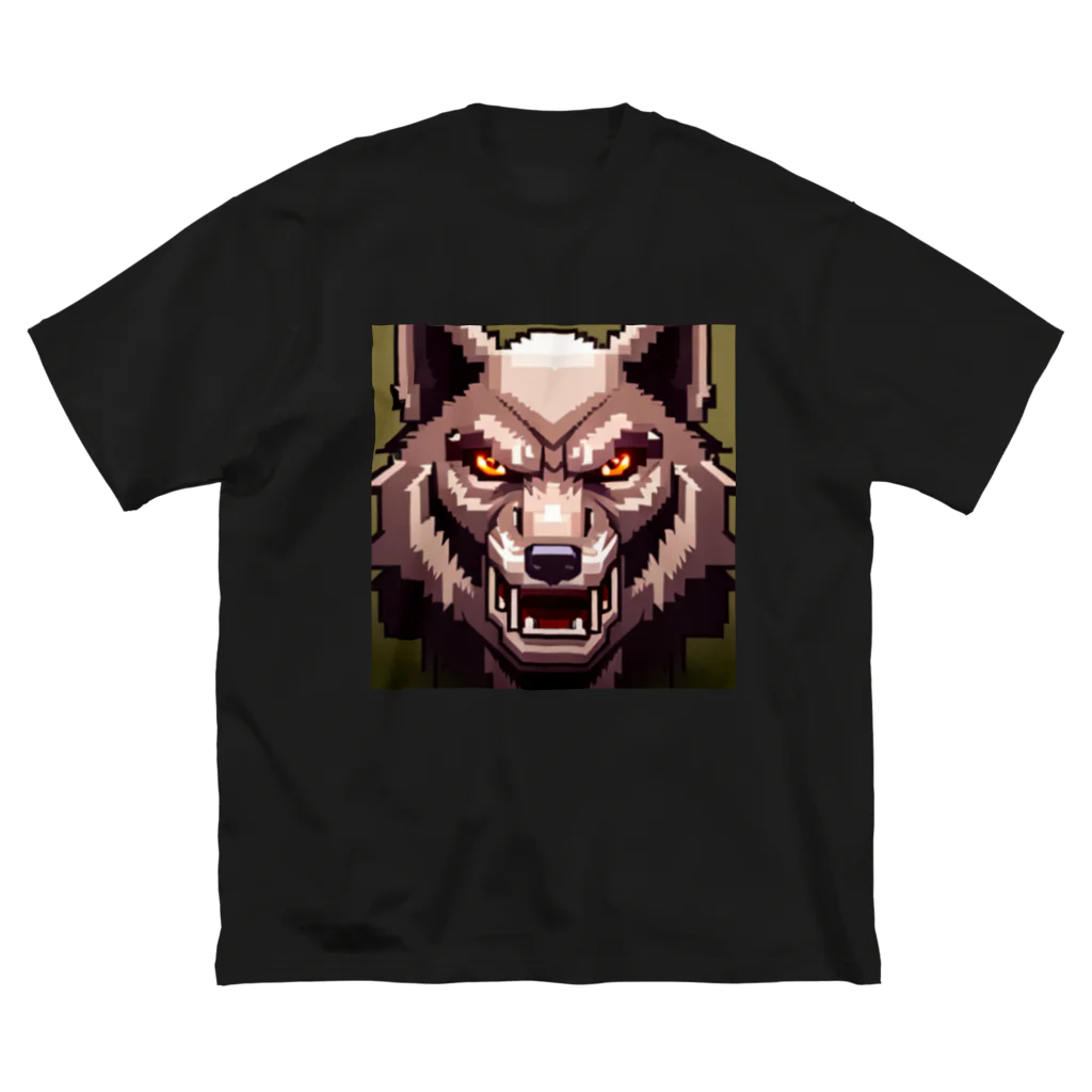 M500Mの【ドット絵】熊ではない、狼だ。 Big T-Shirt