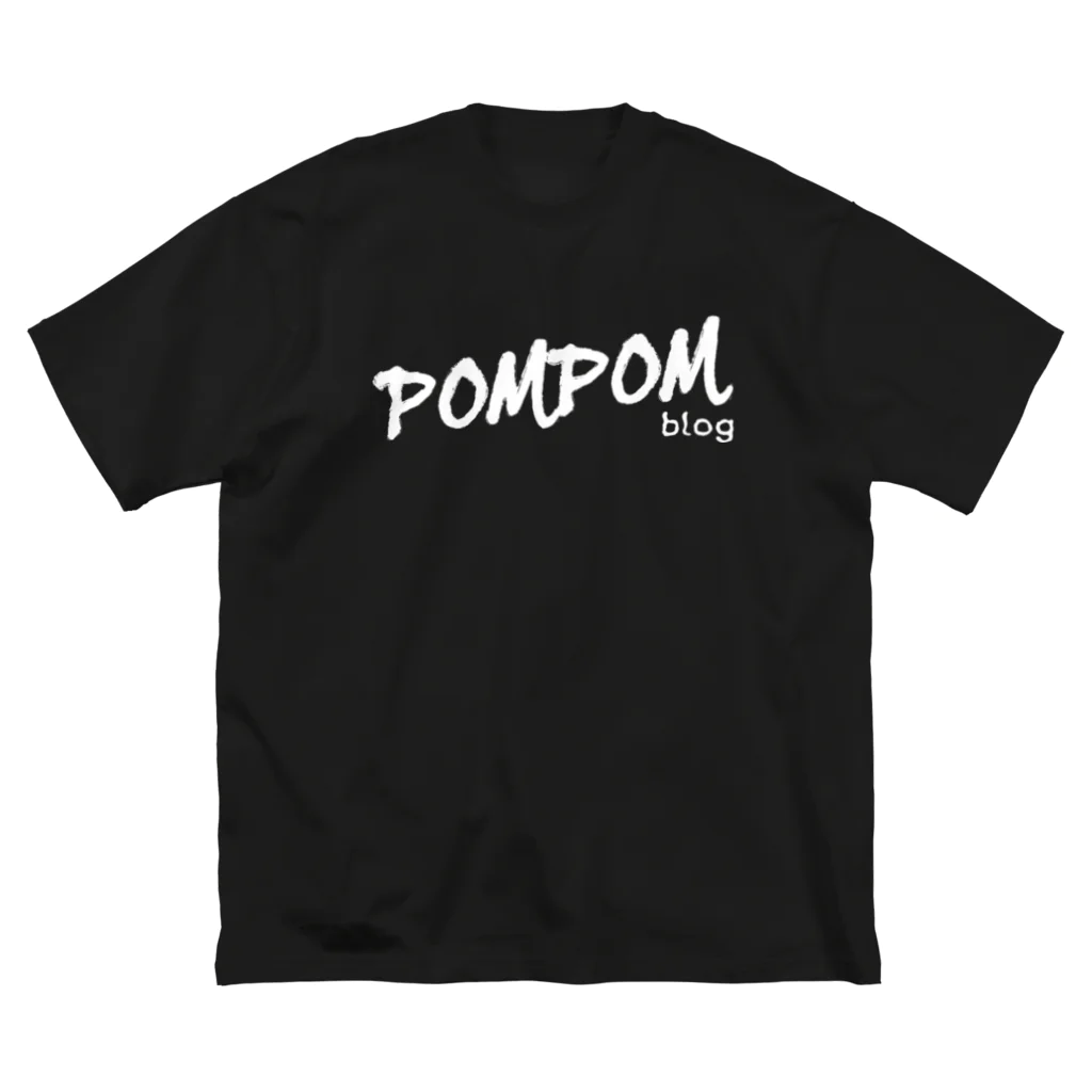 mf@PomPomBlogのDC PomPomBlog（white） ビッグシルエットTシャツ