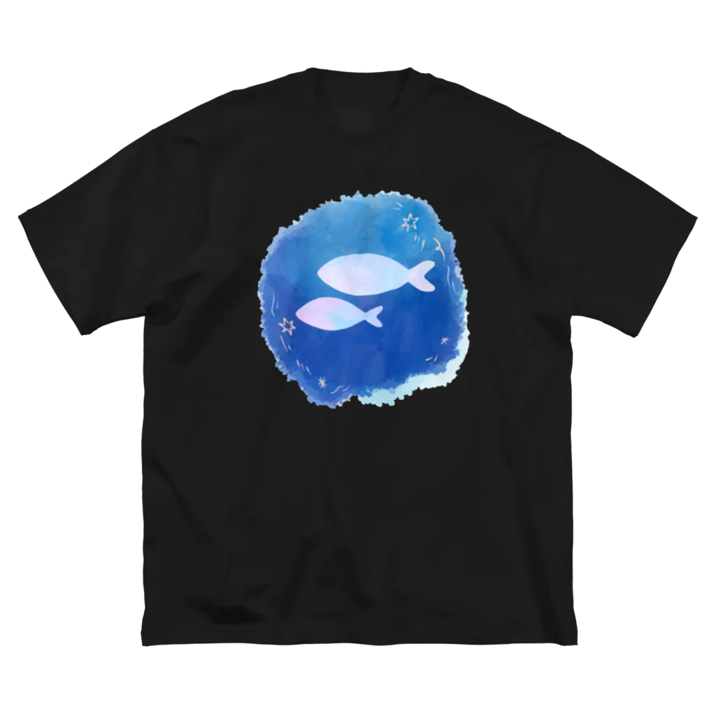 RabbitHouseの儚い魚 ビッグシルエットTシャツ