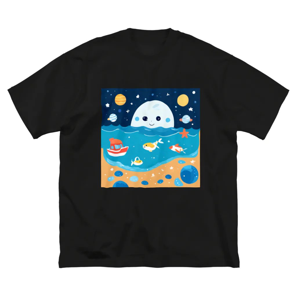 dou-douの宇宙と海の仲間たち ビッグシルエットTシャツ