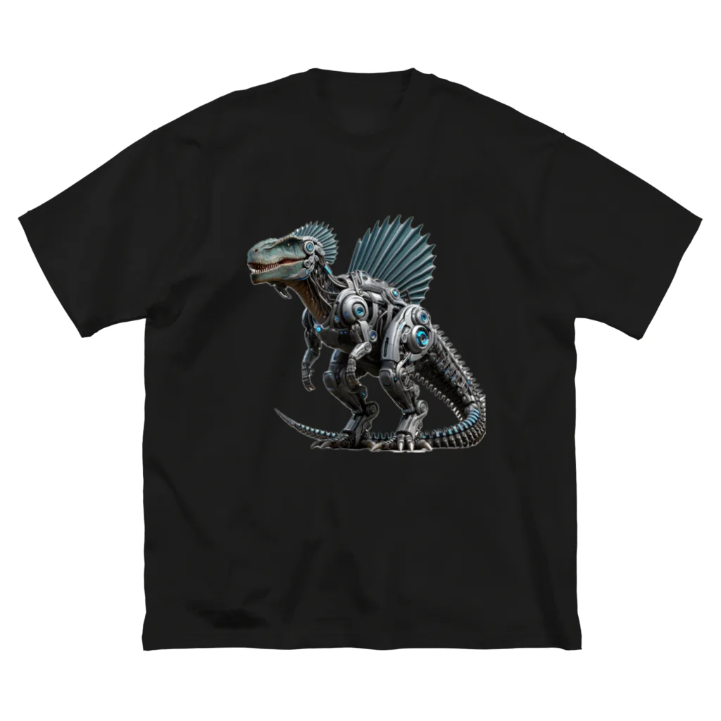 Melkingのメカスピノサウルス ビッグシルエットTシャツ