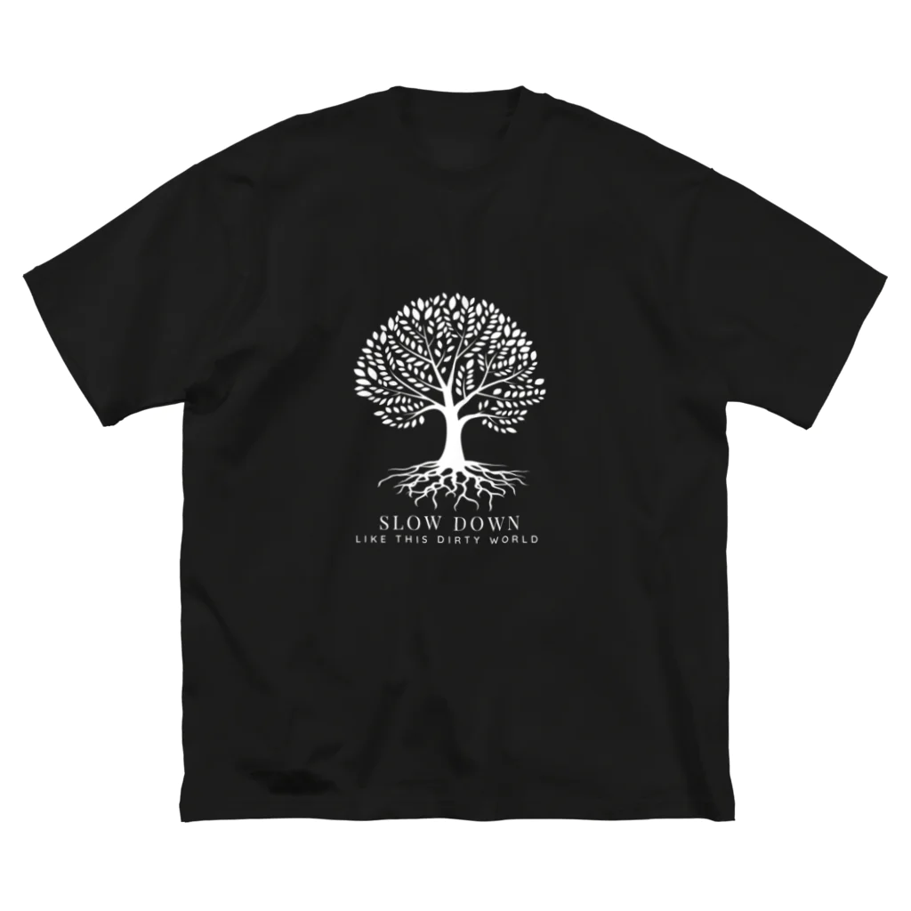 SLOW DoWN333のSLOWDoWN big tree WEAR ビッグシルエットTシャツ