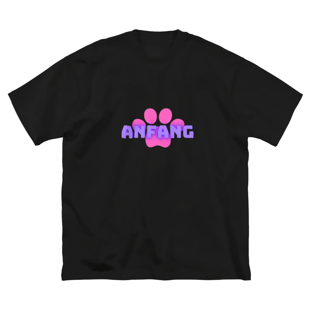 ANFANG のANFANG Dog stamp series  ビッグシルエットTシャツ