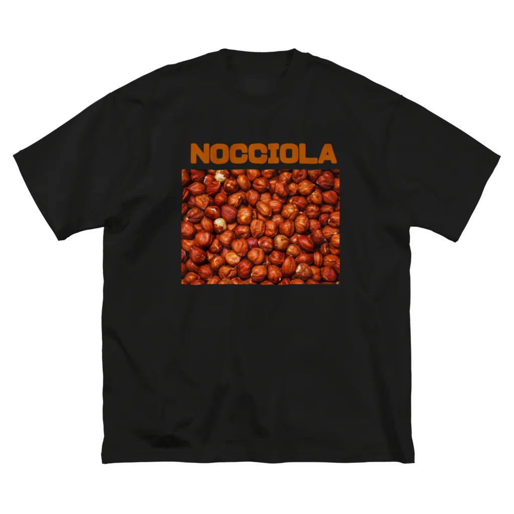 yuji-kiyokawa-italia-1119のNOCCIOLA ヘーゼルナッツ　イタリア語 ビッグシルエットTシャツ