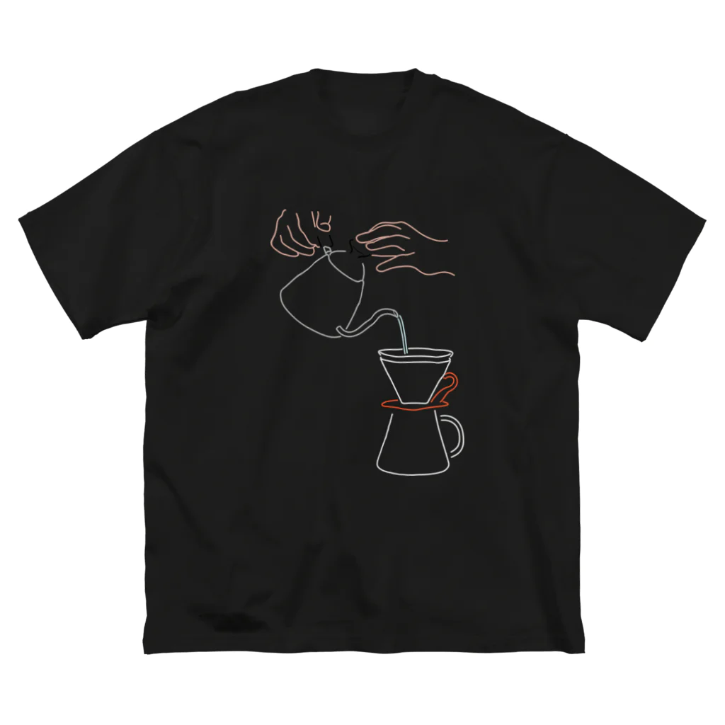 crs_KICのHand Drip Coffee ビッグシルエットTシャツ