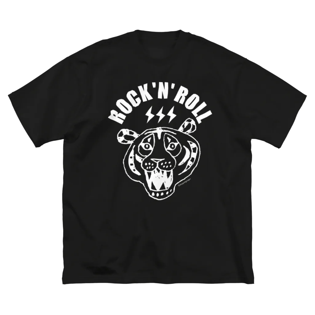 ROCK 'N' ROLL TIGER　ロックンロール タイガーのROCK 'N' ROLL TIGER タイガー／トラ／虎 ビッグシルエットTシャツ