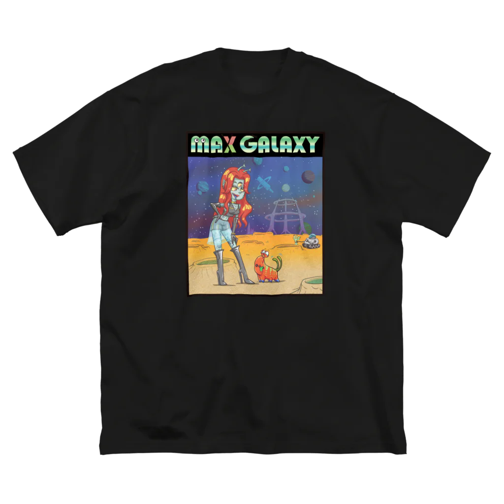 nidan-illustrationのMAX GALAXY Big T-Shirt