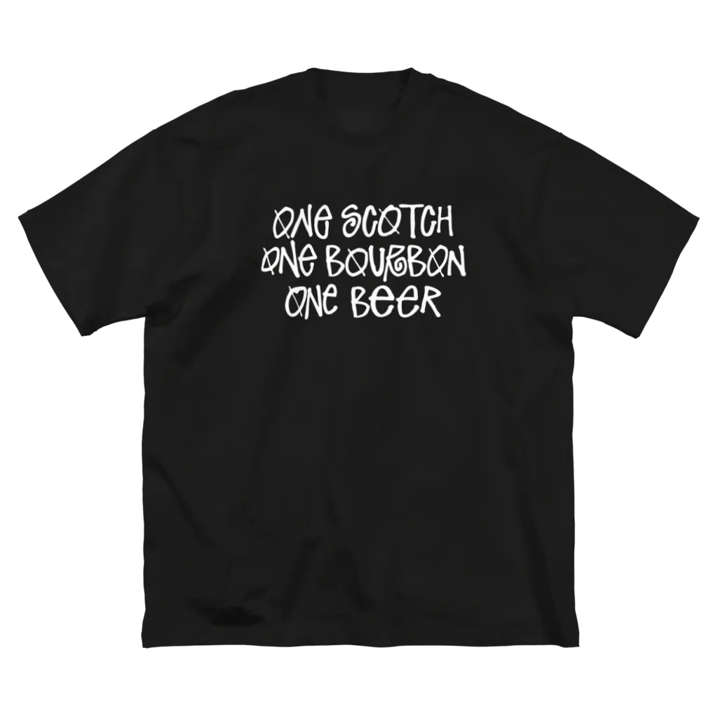 stereovisionのOne Scotch, One Bourbon, One Beer ビッグシルエットTシャツ