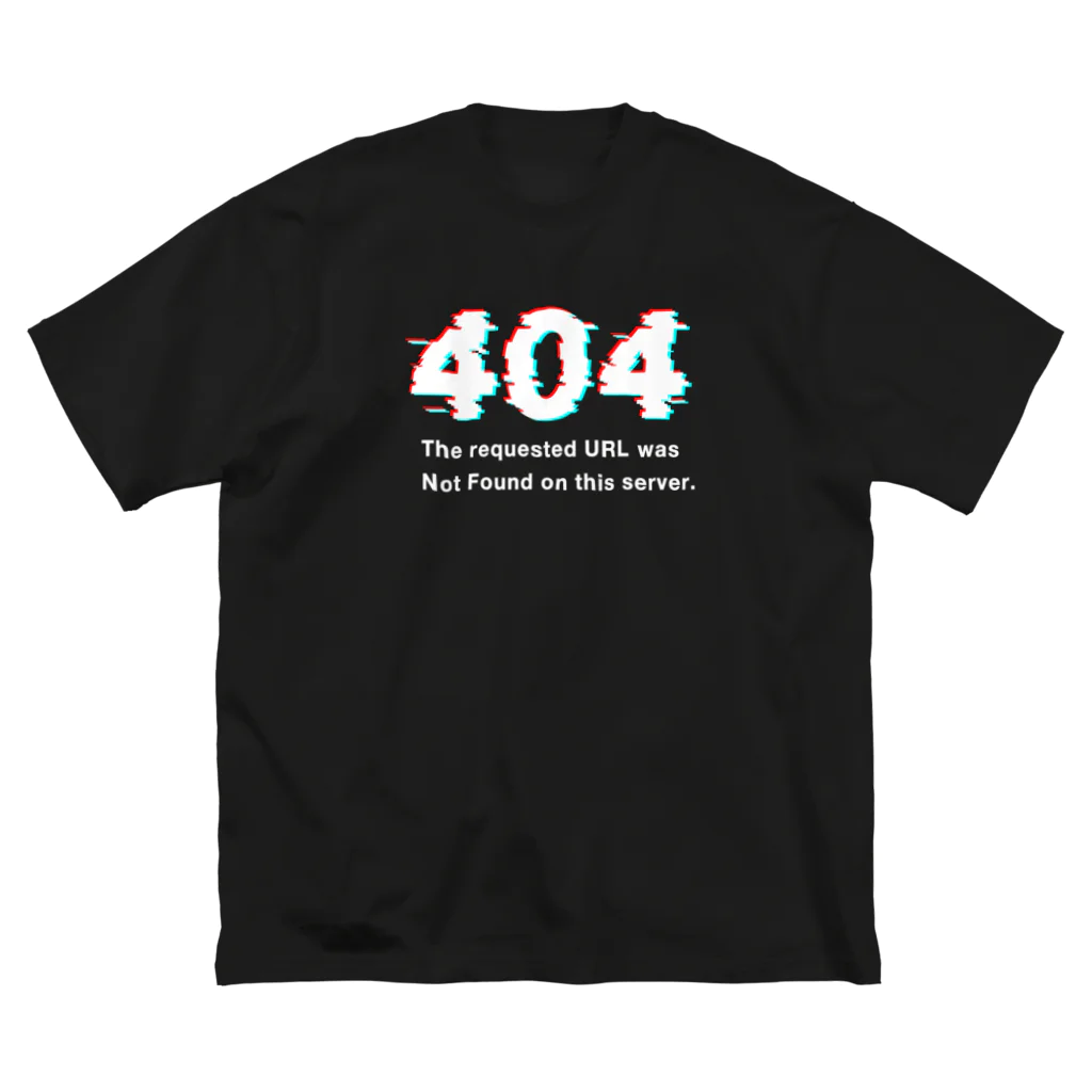 インターネットクラブの404 Not Found ビッグシルエットTシャツ