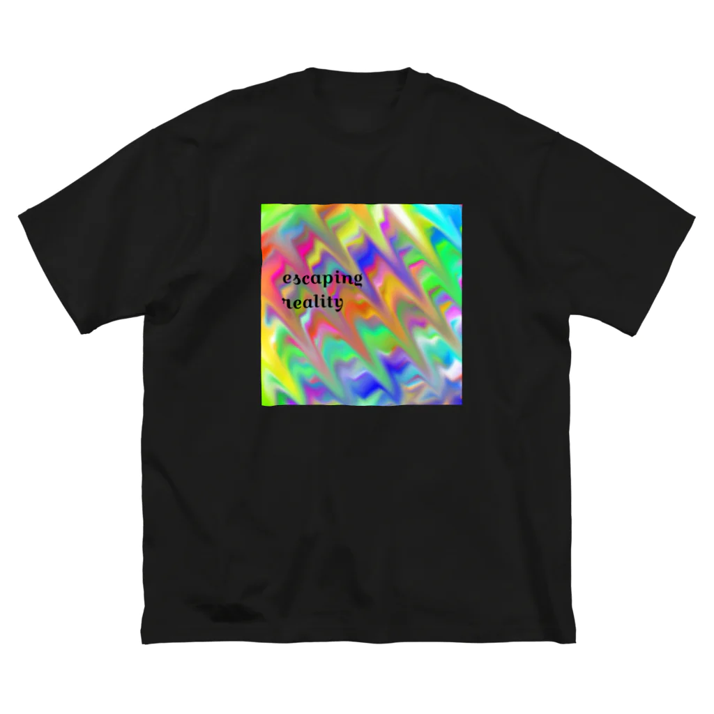 Purple Pearlのescaping reality ビッグシルエットTシャツ