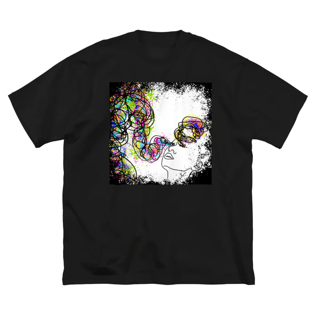 ne29worksの好奇心はいつも目から Big T-Shirt