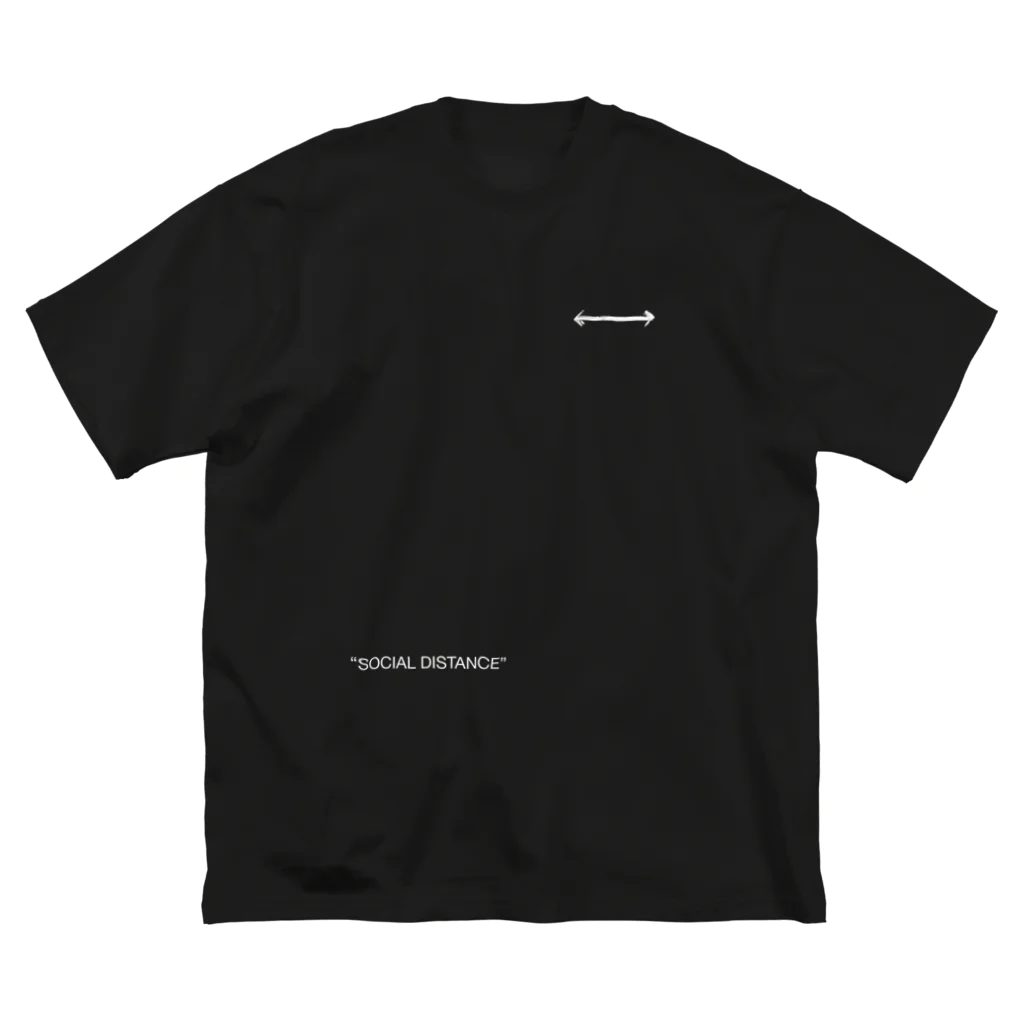 Yoyoのコロナに勝つソーシャルディスタンス ビッグシルエットTシャツ