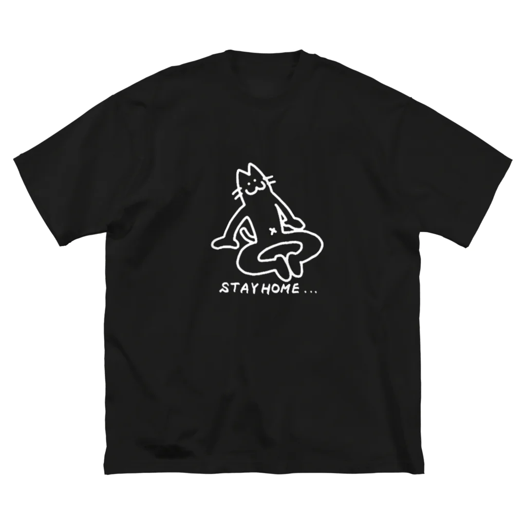 hoge-machaのNECO(STAY HOME) ビッグシルエットTシャツ