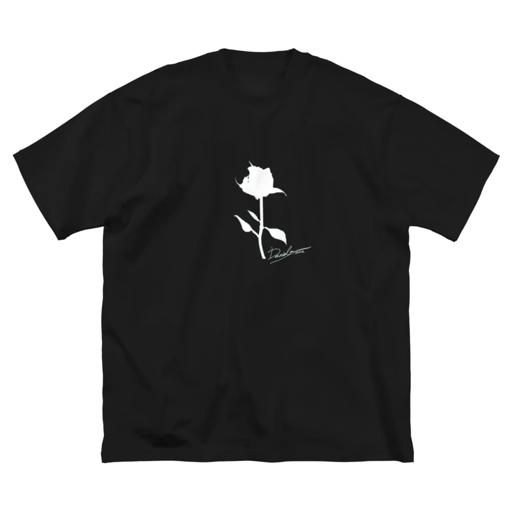 𝕯𝖆𝖓𝖎𝖊𝖑𝖆 ✡︎ 紅のシンプルイズベスト（薔薇） ビッグシルエットTシャツ