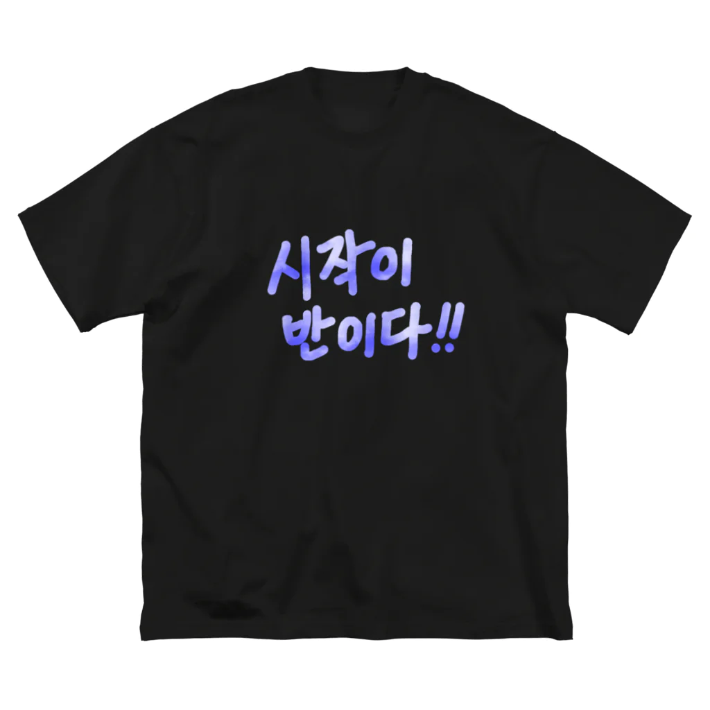 LalaHangeulの시작이 반이다 ~はじめることがだいじ~ Big T-Shirt