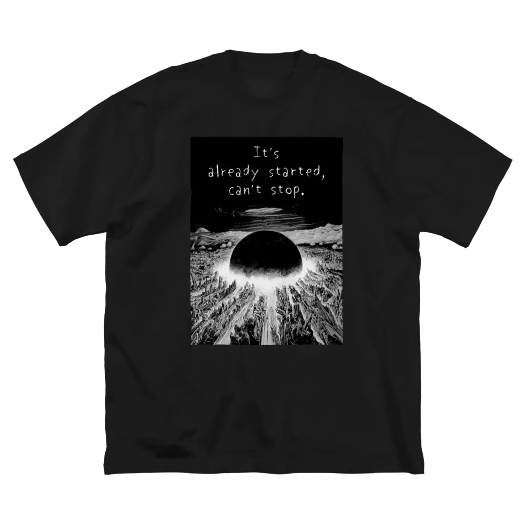 sapphirusのIt's already started, can’t stop.-I font ver ビッグシルエットTシャツ