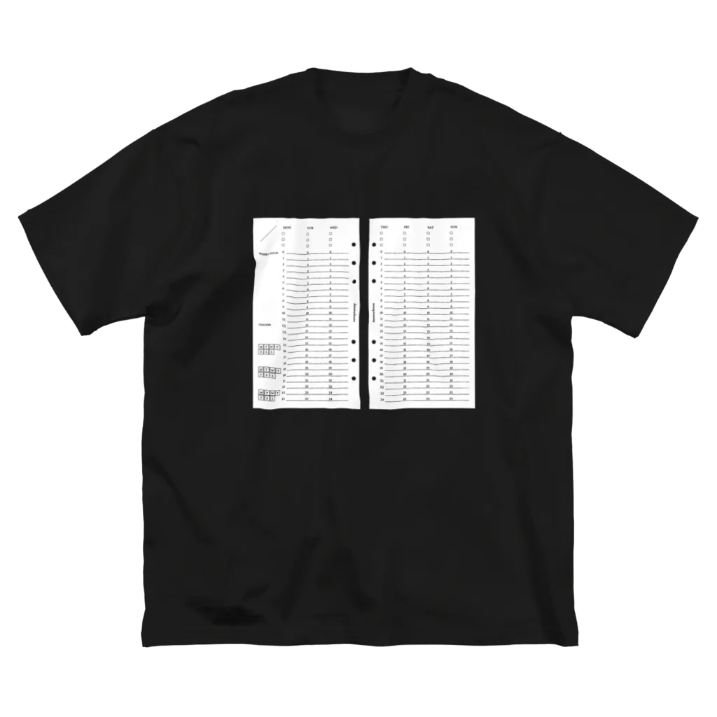 datemarknoteのウィークリーリフィル datemarknote ビッグシルエットTシャツ