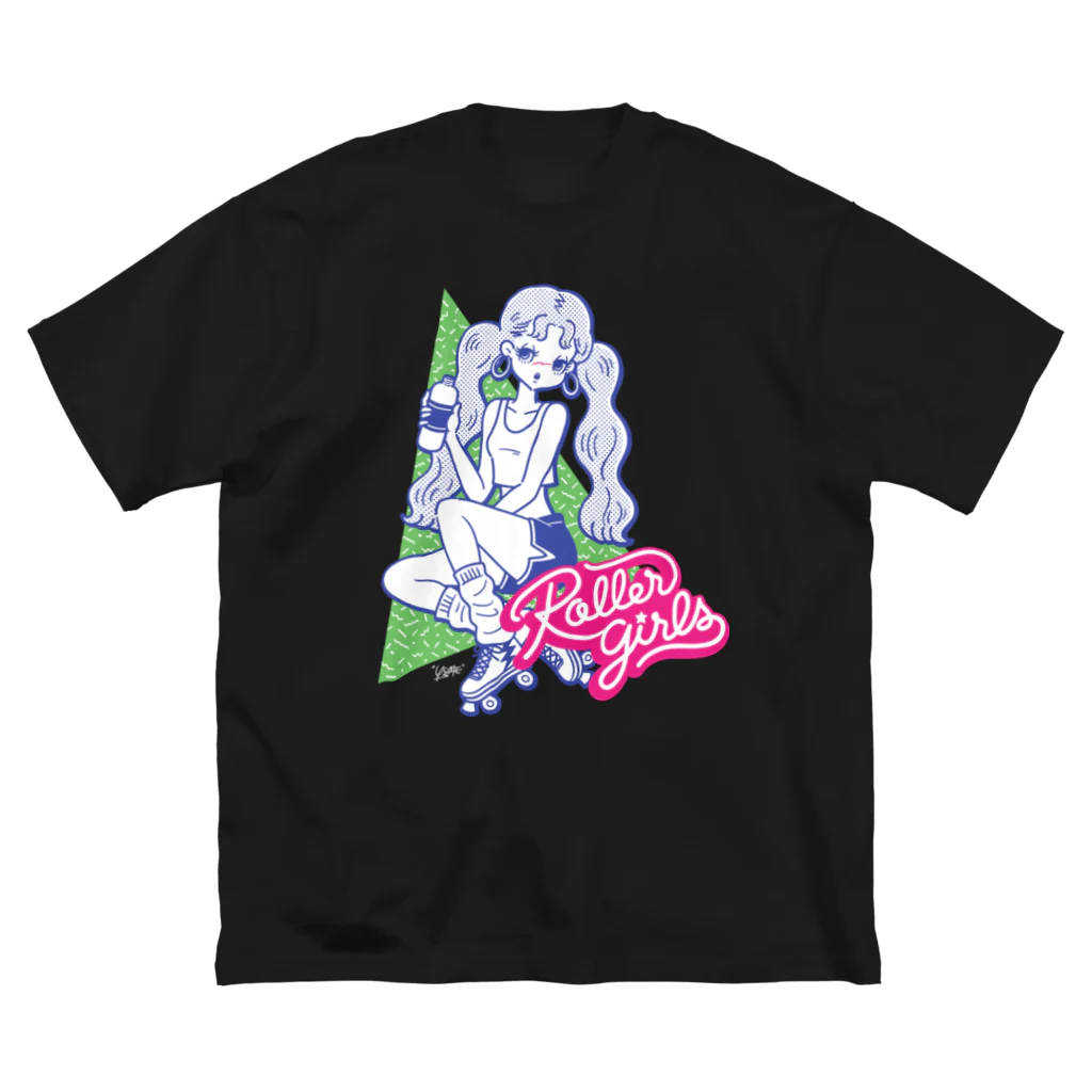 YUMEのRoller Girls(濃い色) ビッグシルエットTシャツ