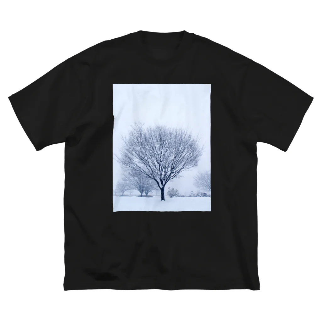 suparnaの冬の木 ビッグシルエットTシャツ