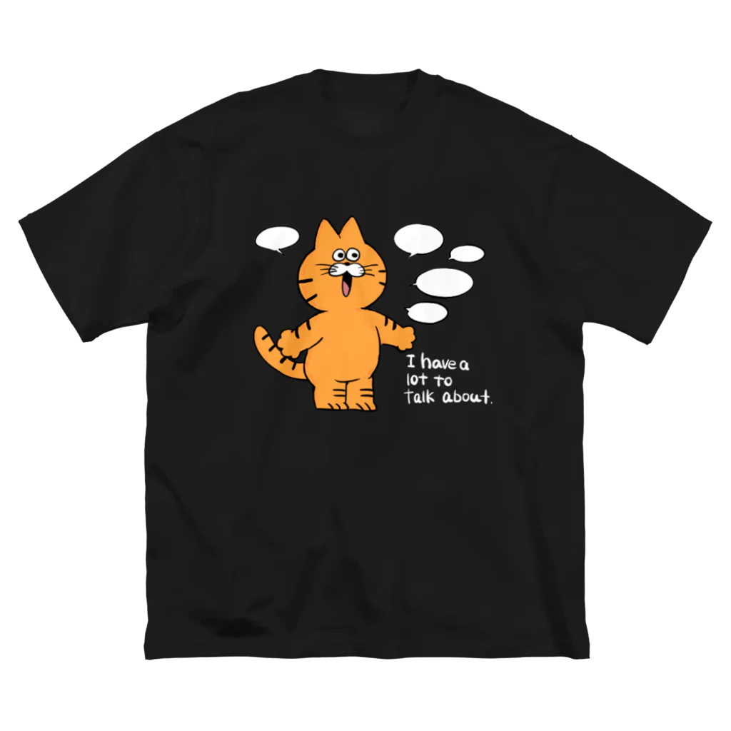 56nekoのおしゃべりトラねこ ビッグシルエットTシャツ