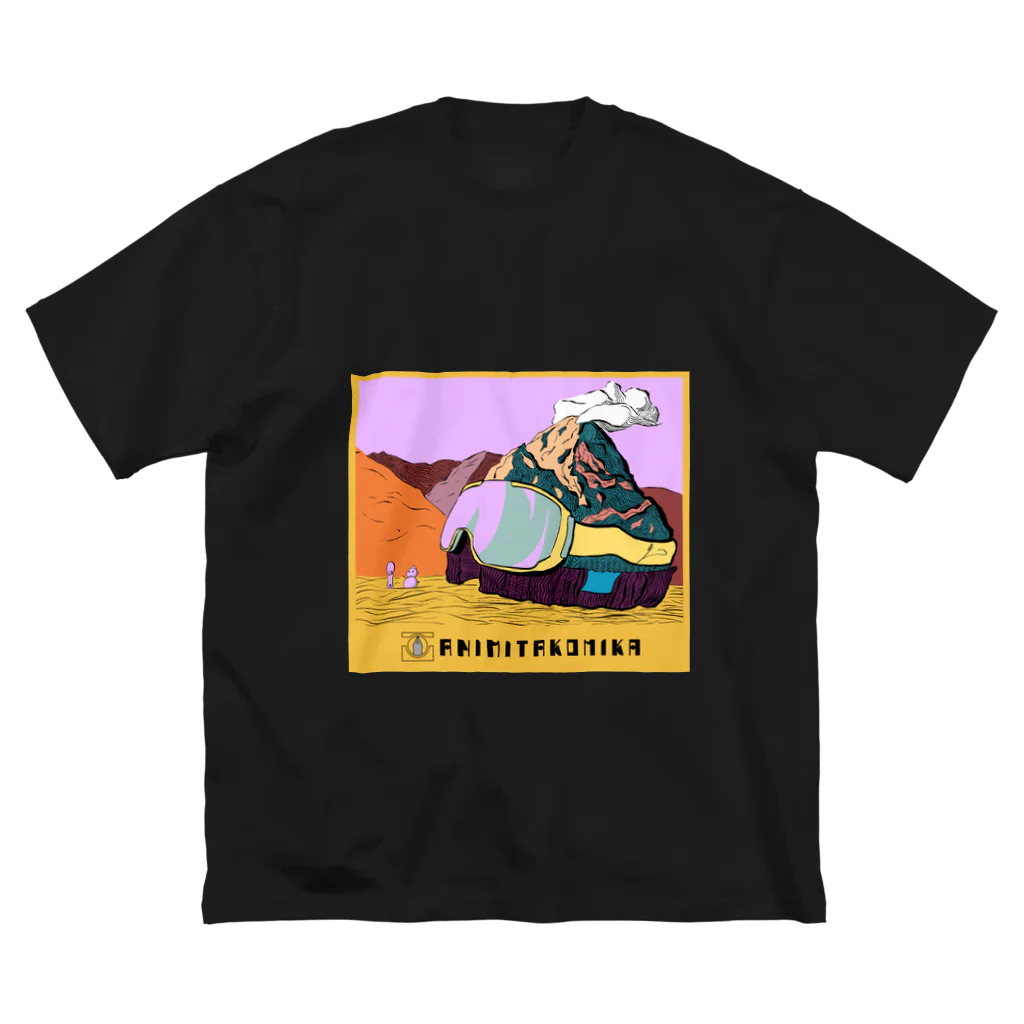 アニミタコミカの朝焼ゲレンデ ビッグシルエットTシャツ