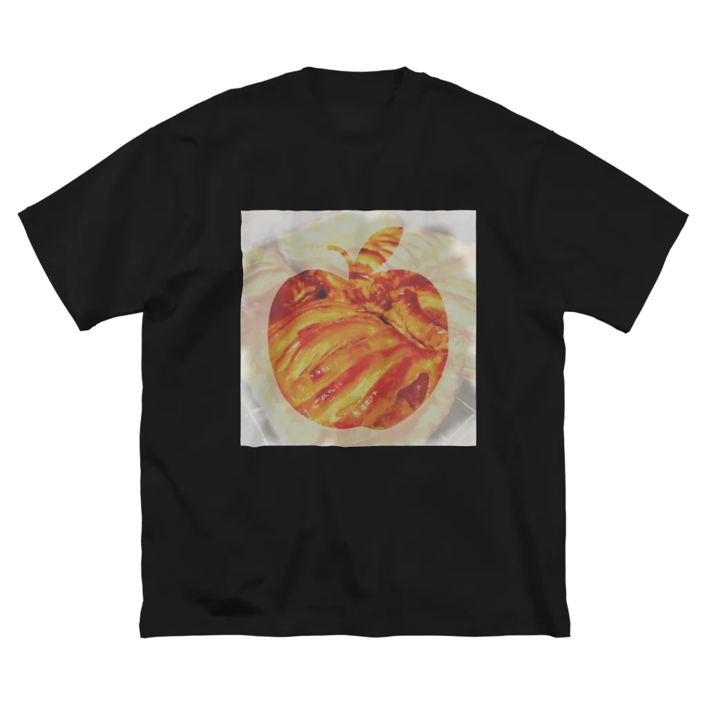 ○○ marumaruのさくっとリンゴパイ ビッグシルエットTシャツ