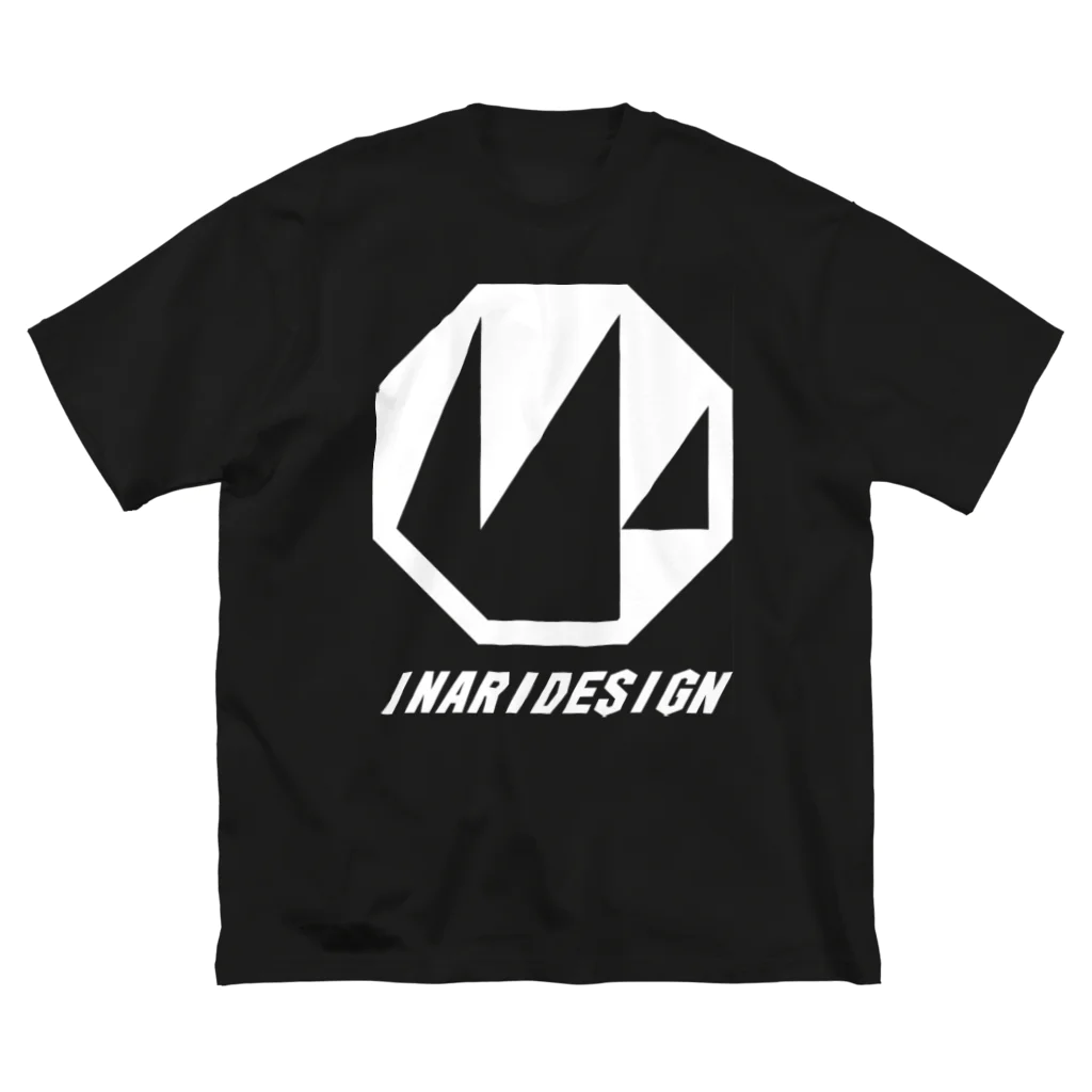 INARIDESIGNのMKロゴ ビッグシルエットTシャツ