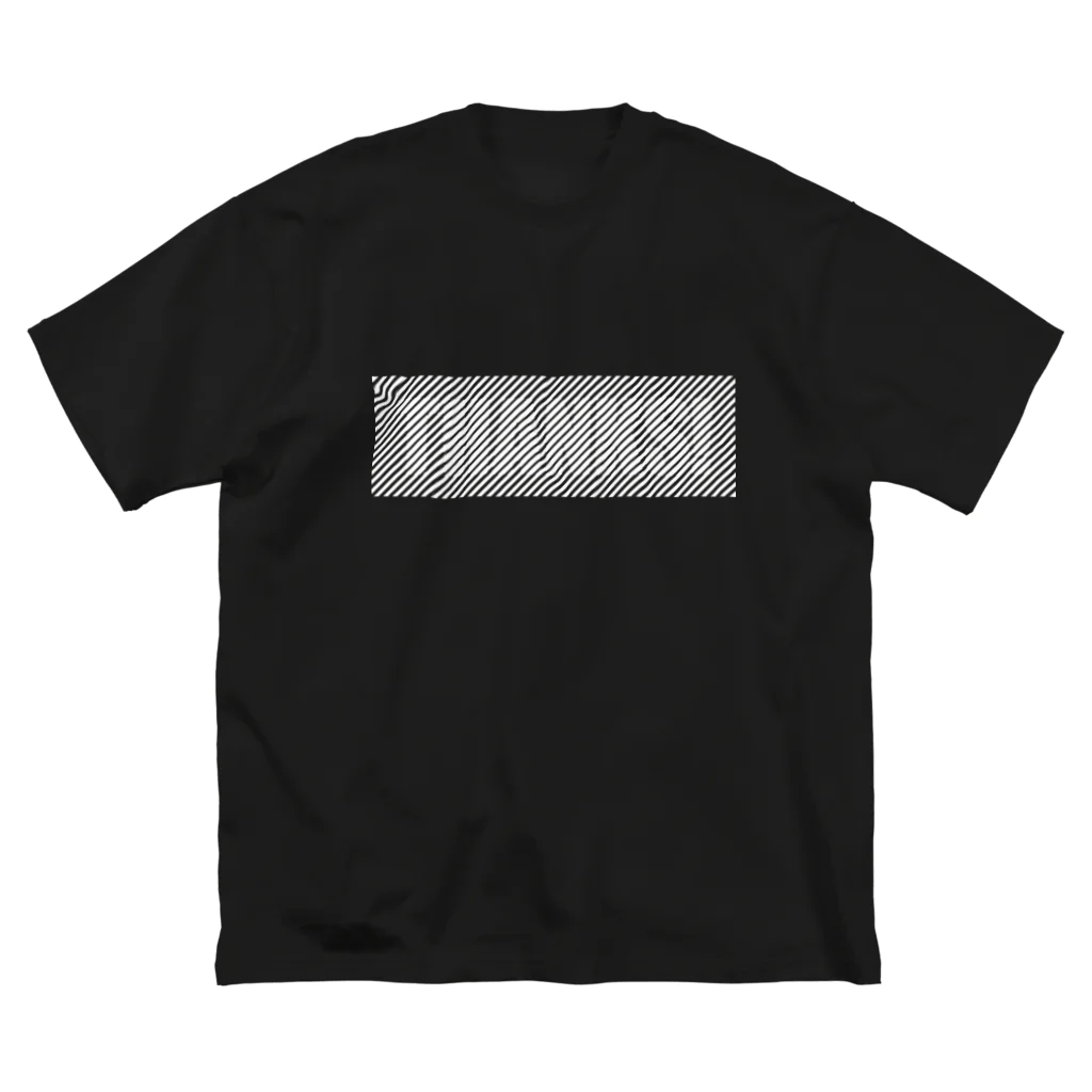 mochi labの離れると読めるTシャツ/THANKS! <濃色用> Big T-Shirt