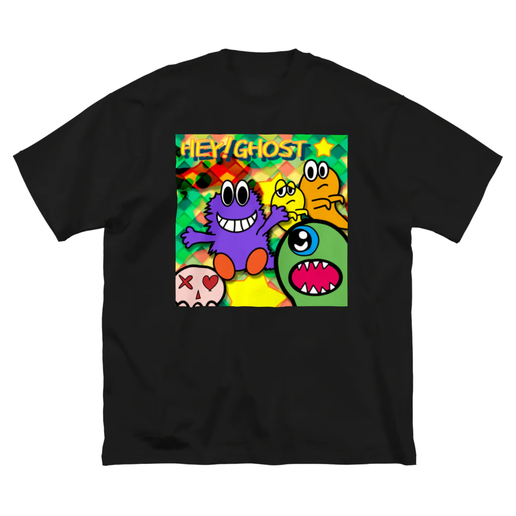 カクウレコードのHEY!GHOST Big T-Shirt