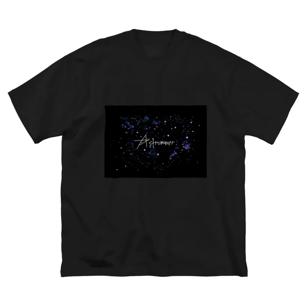shop　プラグシールの宇宙の ビッグシルエットTシャツ