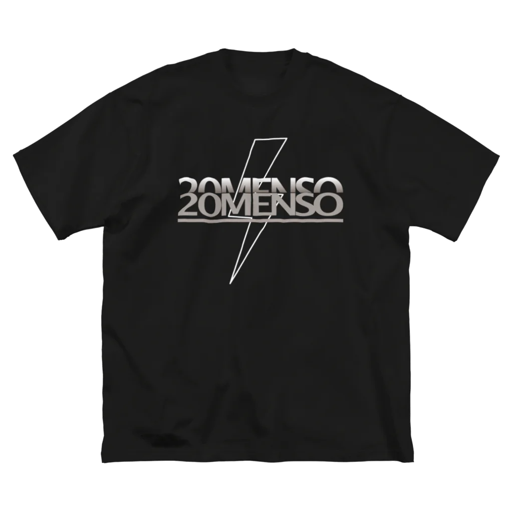 GleamOut Designの20MENSO LOGO INAZUMA ビッグシルエットTシャツ