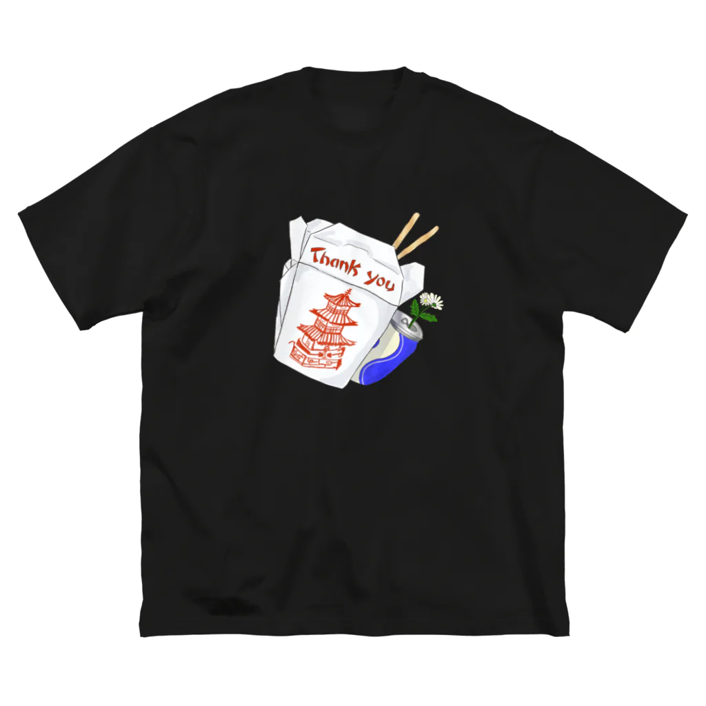 Mamey的甜蜜小店のChinese Takeout Boxx ビッグシルエットTシャツ