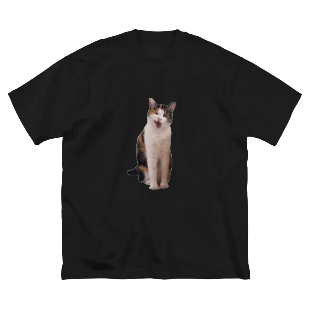 まさyo！のみけねこちぃちゃん ビッグシルエットTシャツ