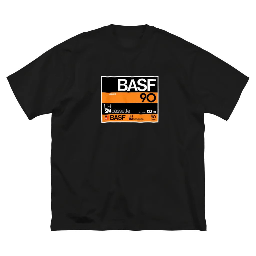 nostalgieのnostalgic_cassette_02 ビッグシルエットTシャツ