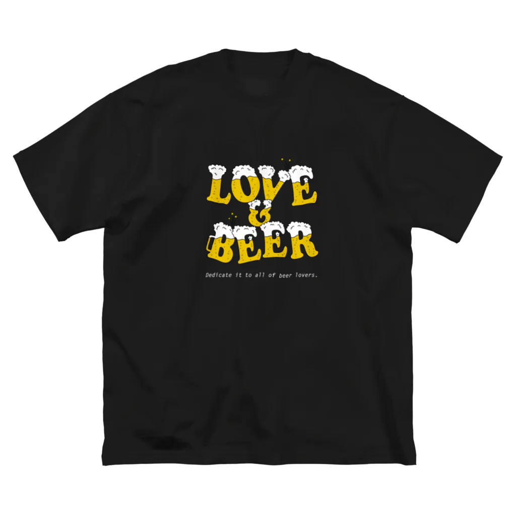 NoL〔ﾉﾙ〕のLOVE&BEER ビッグシルエットTシャツ