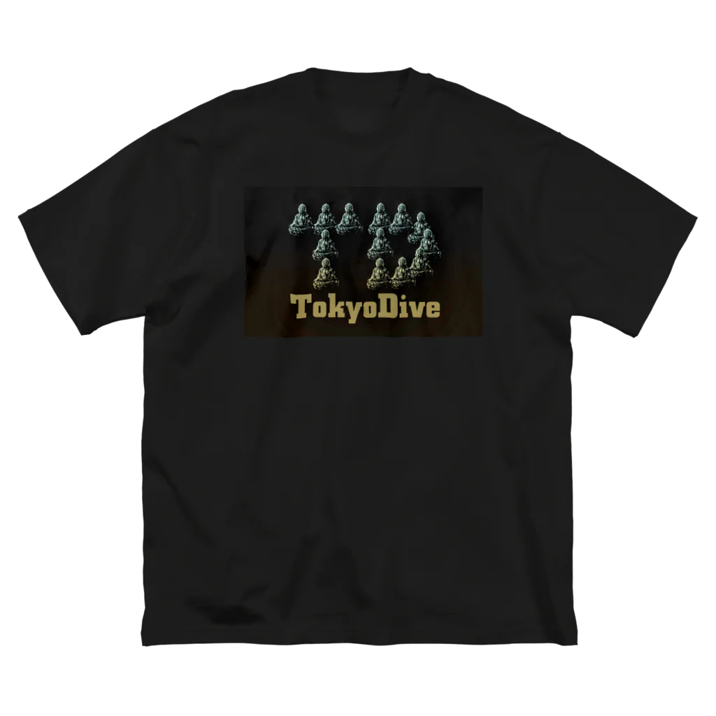 Tokyo Dive ⅡのTokyoDive2ブラックボックスロゴ ビッグシルエットTシャツ