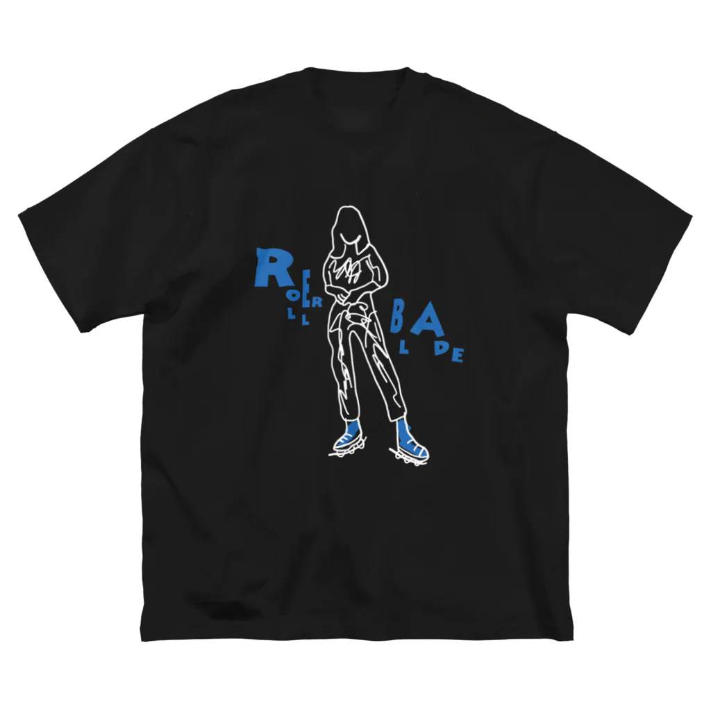 Violet Love Letterオンライン限定ショップのROLLERBLADE　Tシャツ　ホワイトロゴ ビッグシルエットTシャツ