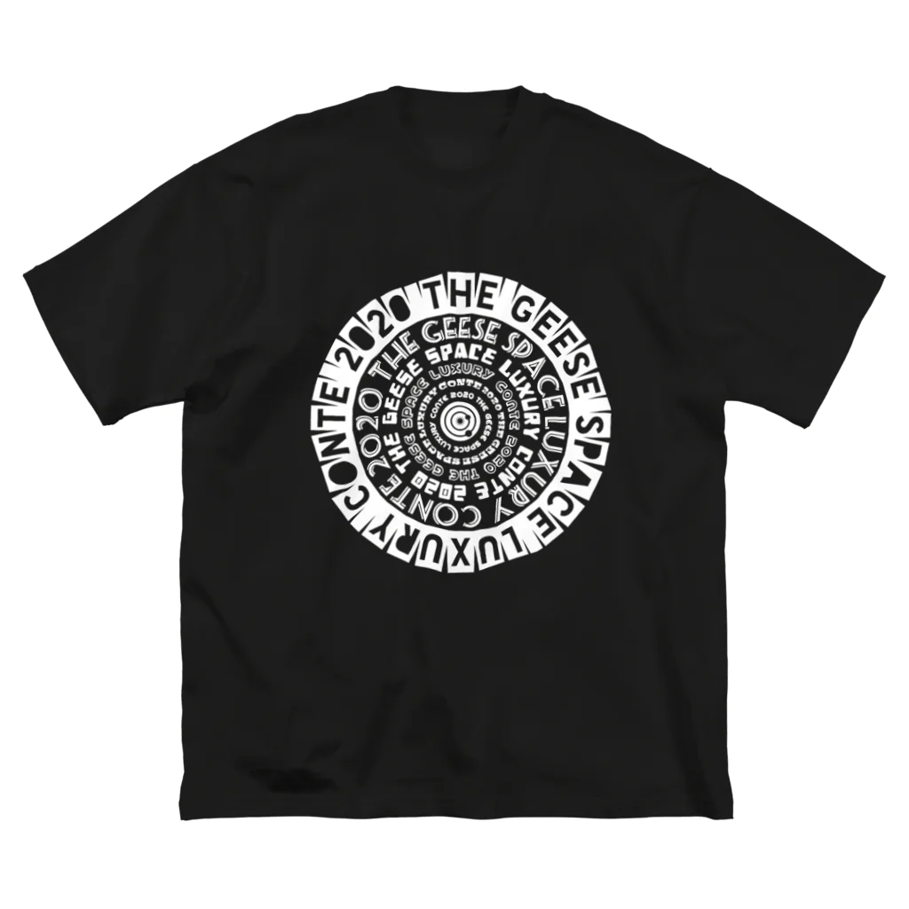 the-geese-goodsのザ・ギースSLC　Tシャツblack ビッグシルエットTシャツ