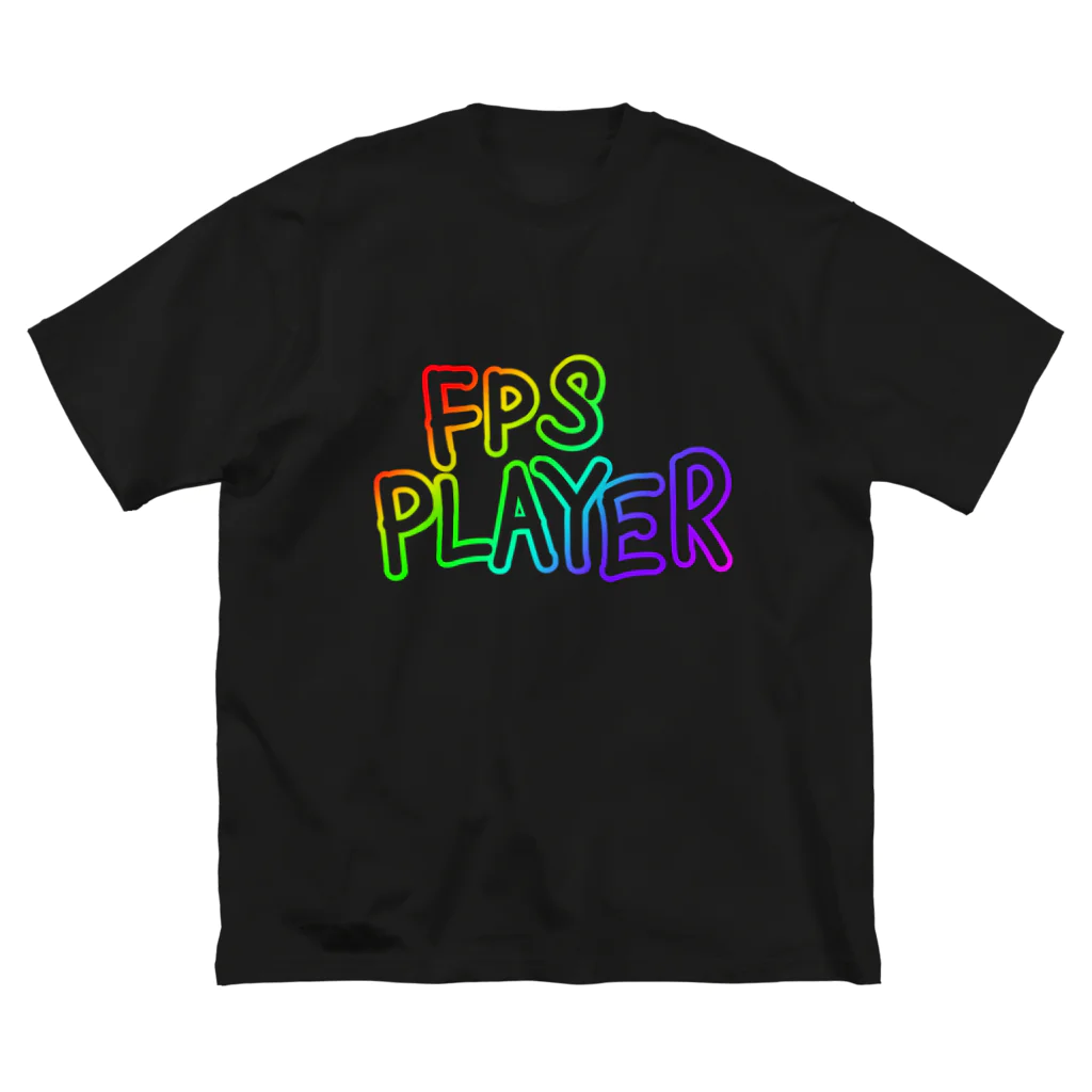 鮫処 祭のFPS PLAYER　ゲーミング ビッグシルエットTシャツ