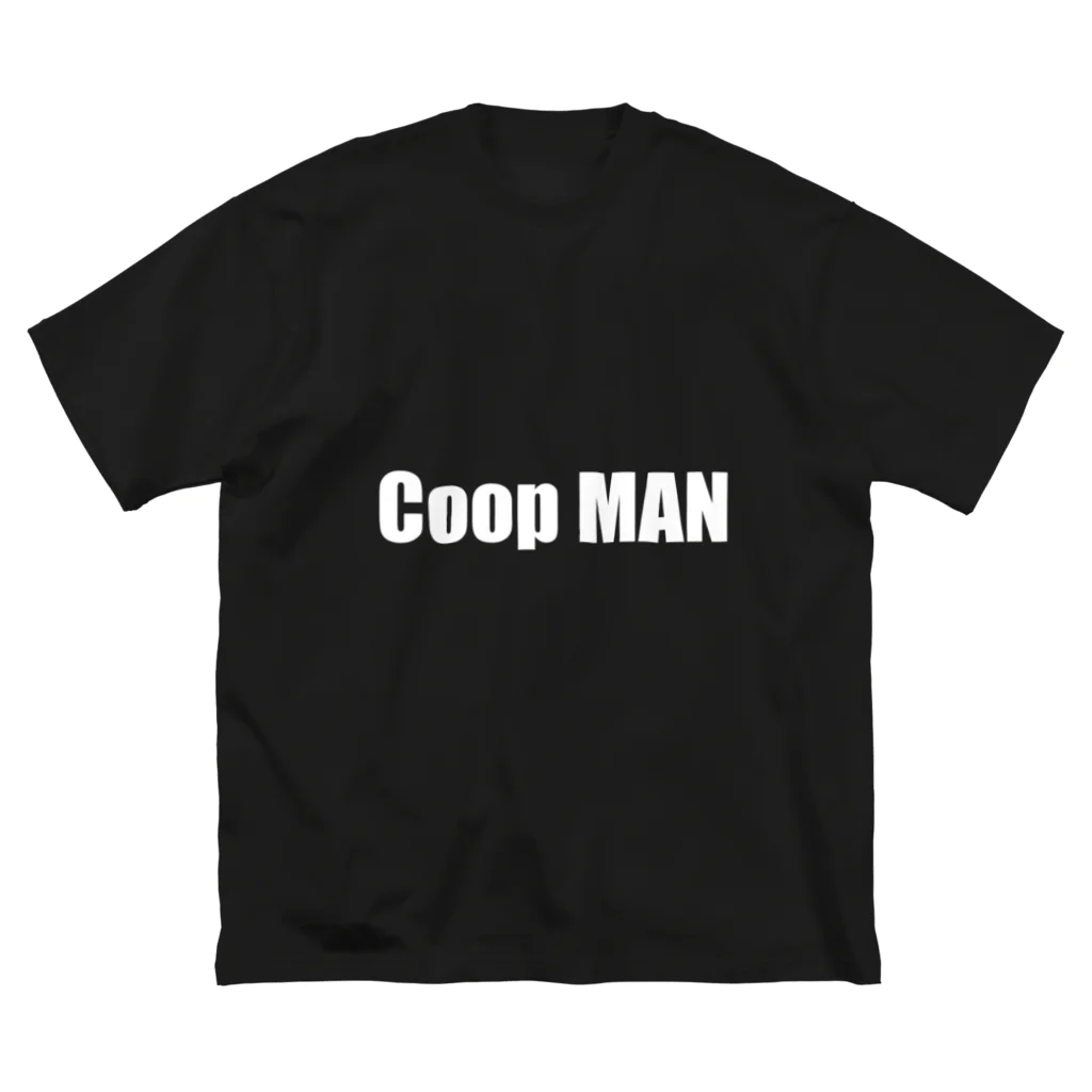 CoopMANのCoop MAN simple Black ビッグシルエットTシャツ