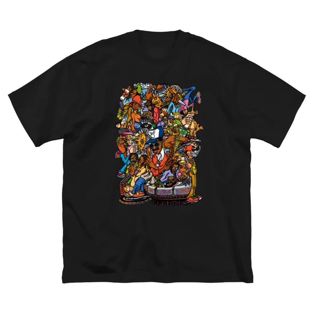 スタムラ屋のOld School Hip Hop ビッグシルエットTシャツ