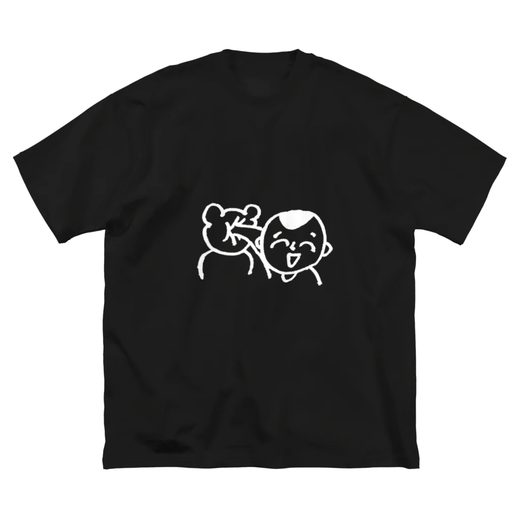 大橋裕之のどつ（ダーク色） ビッグシルエットTシャツ