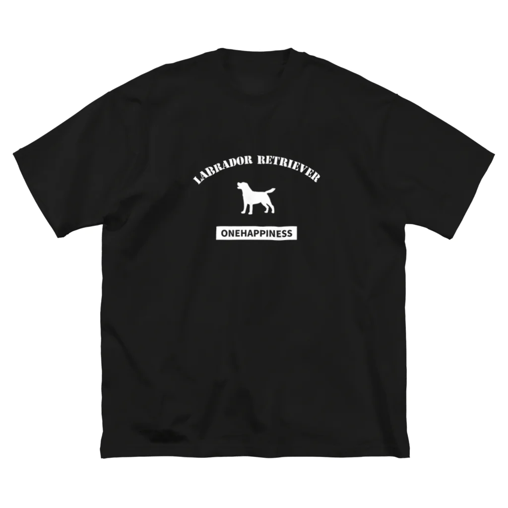 onehappinessのラブラドールレトリバー ビッグシルエットTシャツ